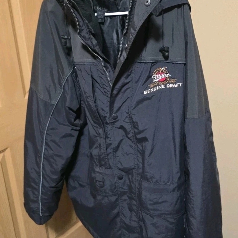 Embroidered Miller Genuine Draft Odom Corporation 3 In 1 Jacket North End Large